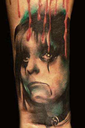 Looking for unique  Tattoos? Alice Cooper